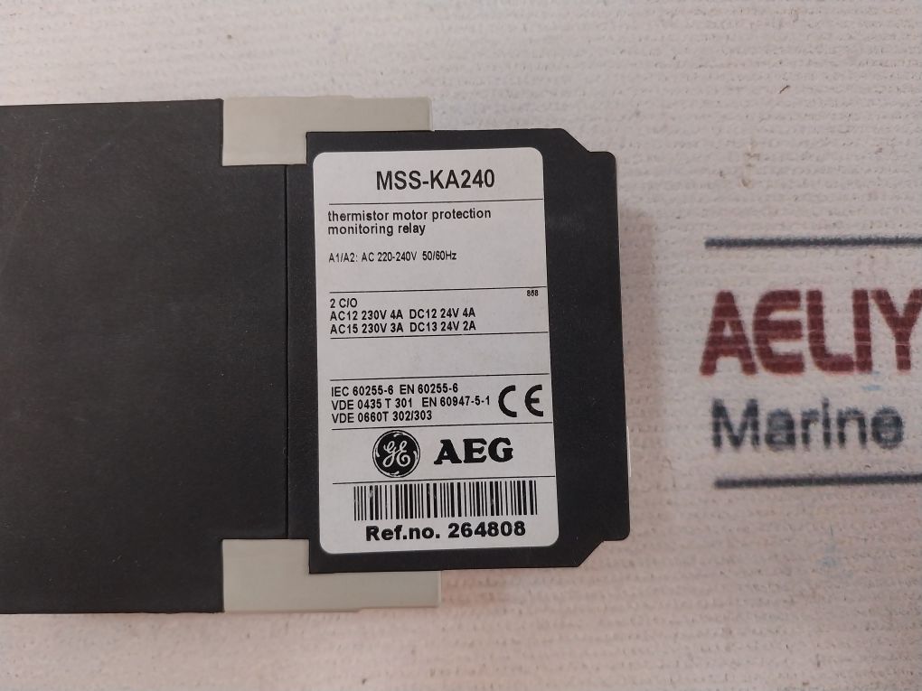 Aeg Mss-ka240 Thermistor Motor Protection Monitoring Relay