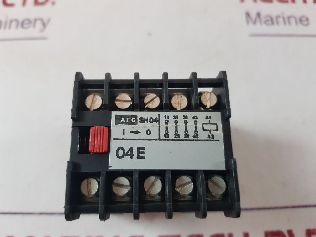 Aeg Sh04 04E Contactor Relay
