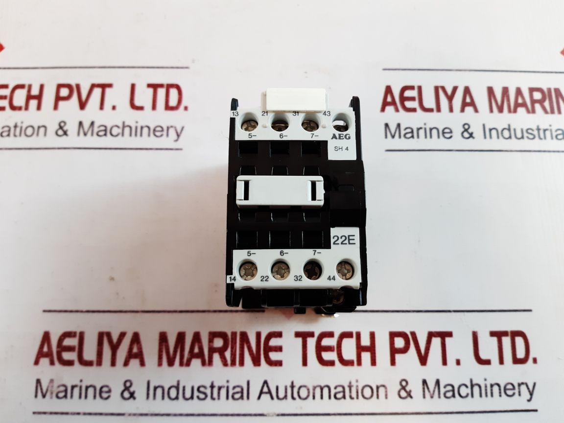 Aeg sh 4 22e auxiliary contactor