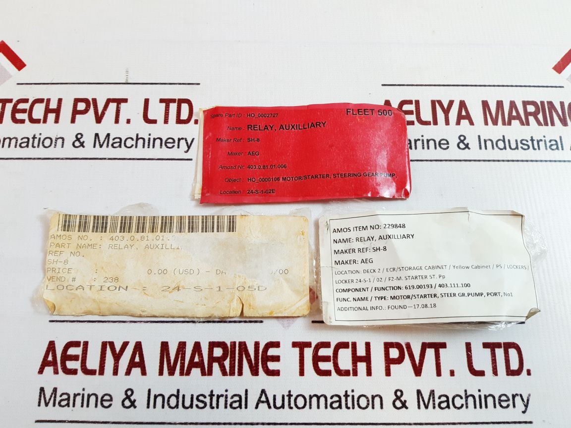 Aeg 62E Sh8 Contactor
