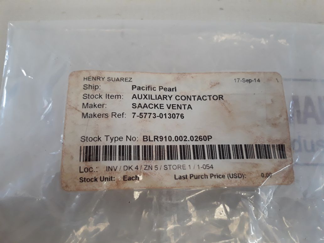 Aeg Sh 8 44E Contactor 910-302-563-50