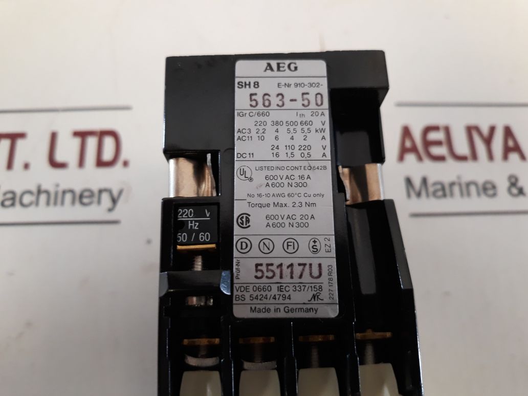 Aeg Sh 8 44E Contactor 910-302-563-50