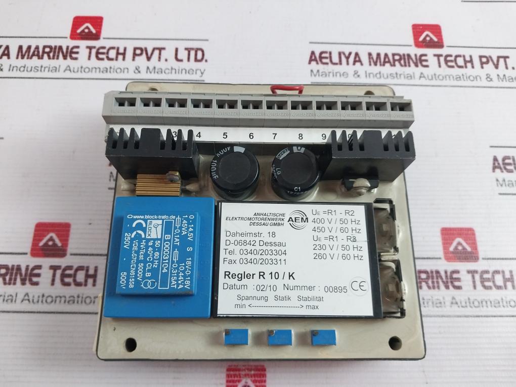 Aem Regler R 10/K Automatic Voltage Regulator 00895