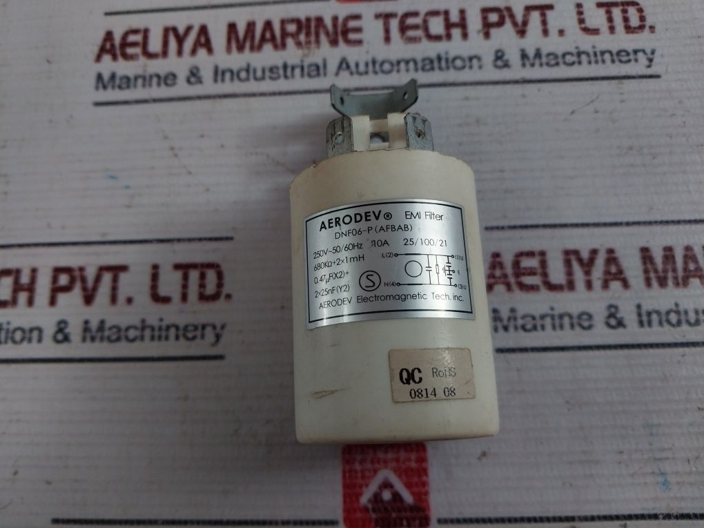 Aerodev Dnf06-p (Afbab) Emi Filter 10A 250V 50/60Hz