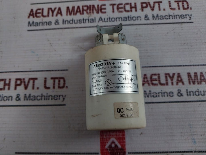 Aerodev Dnf06-p (Afbab) Emi Filter 10A 250V 50/60Hz