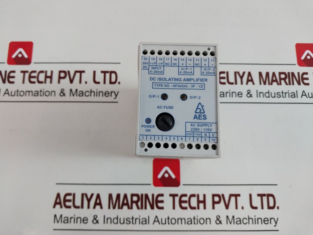 Aes Iiifs4242-3P-12I Dc Isolating Amplifier
