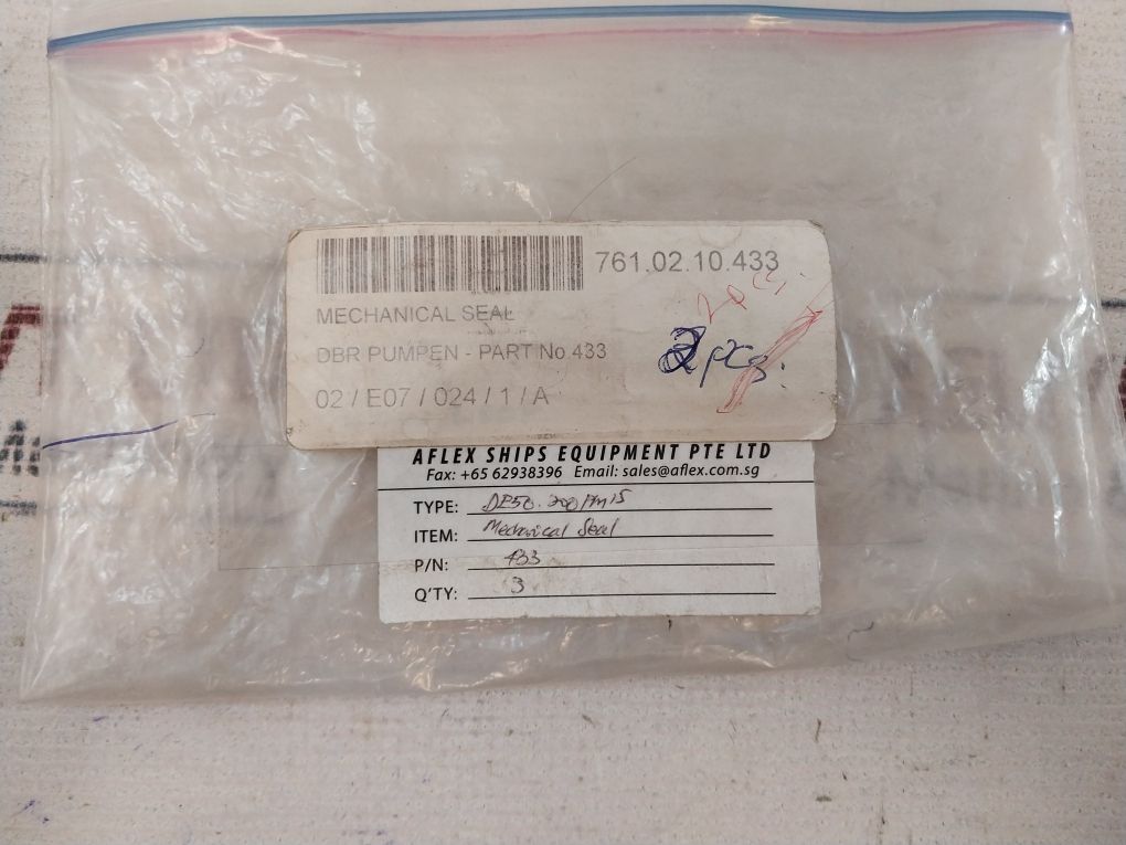 Aflex De50.200 Mechanical Seal