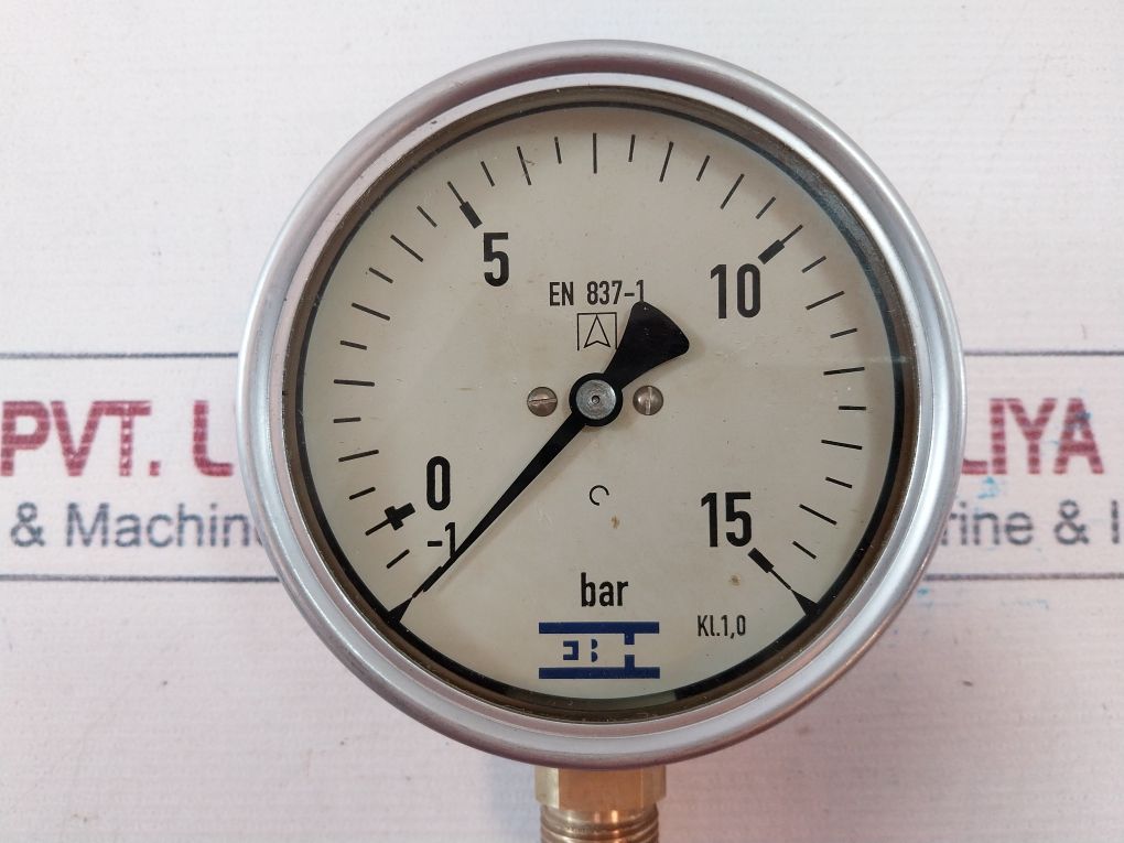 Afriso En 837-1 Pressure Gauge -1 To 15 Bar
