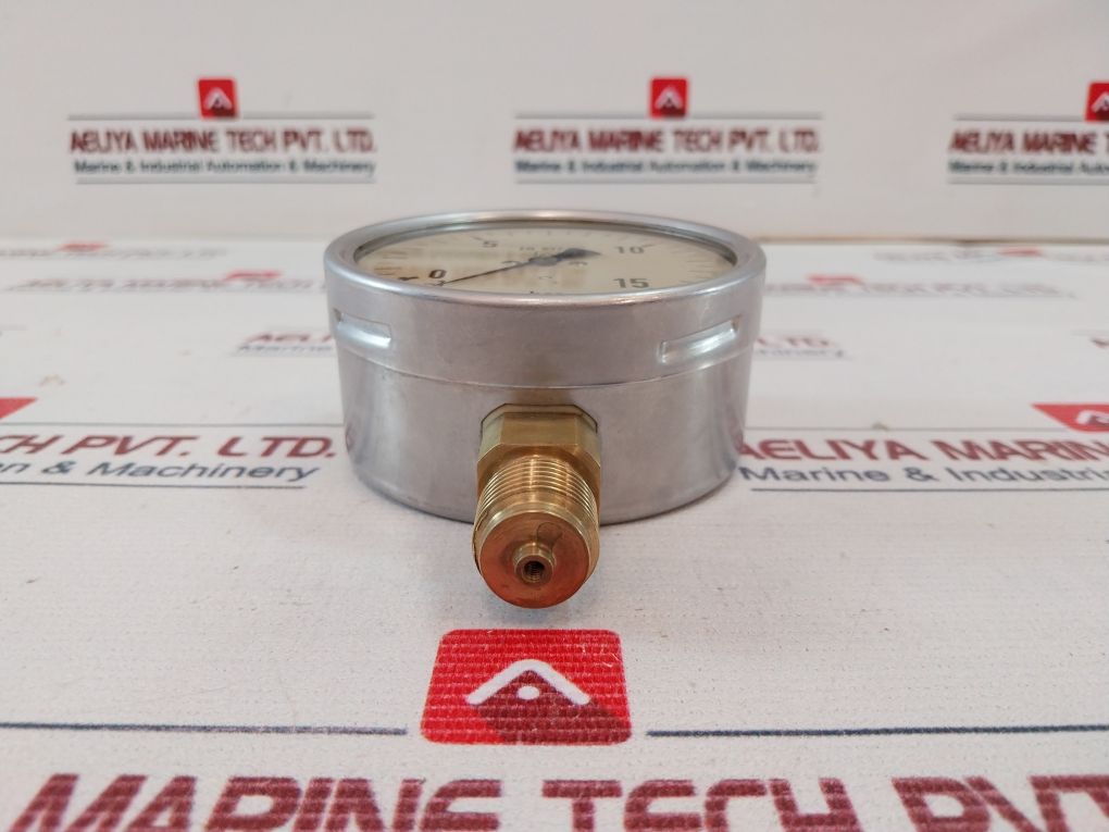 Afriso En 837-1 Pressure Gauge -1 To 15 Bar