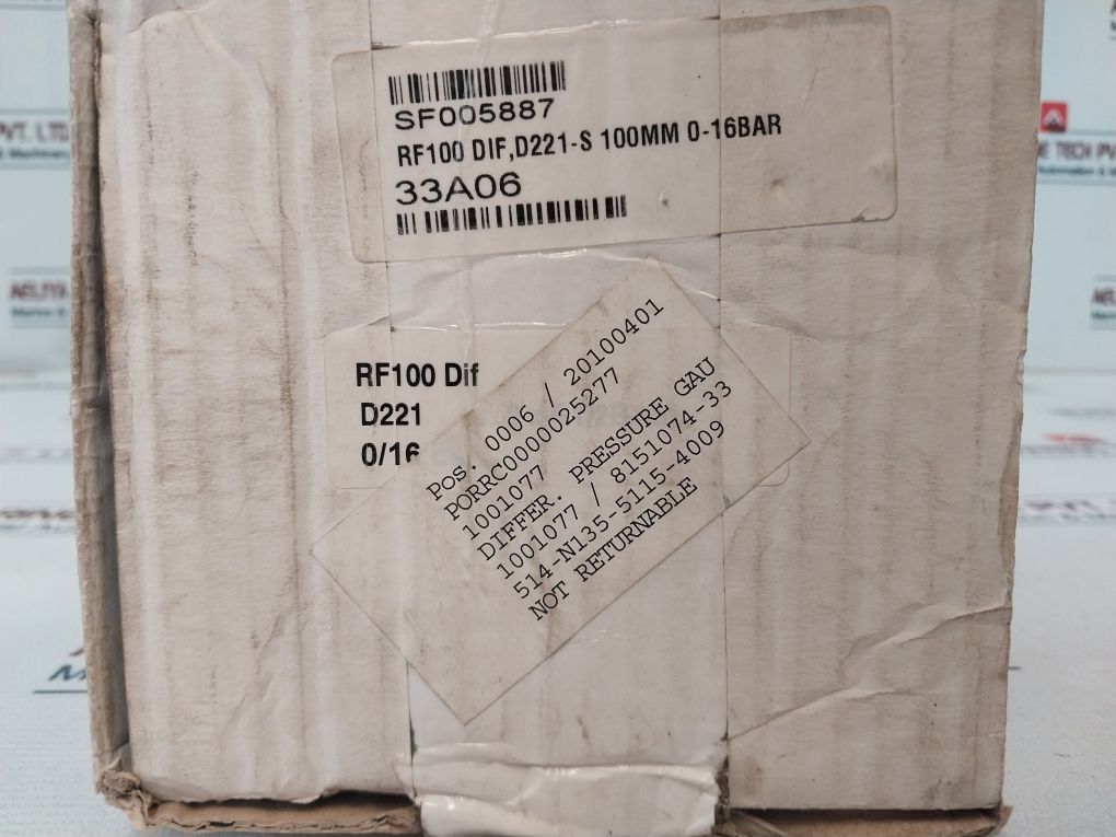 Afriso Rf100 Dif Differential Pressure Gauge