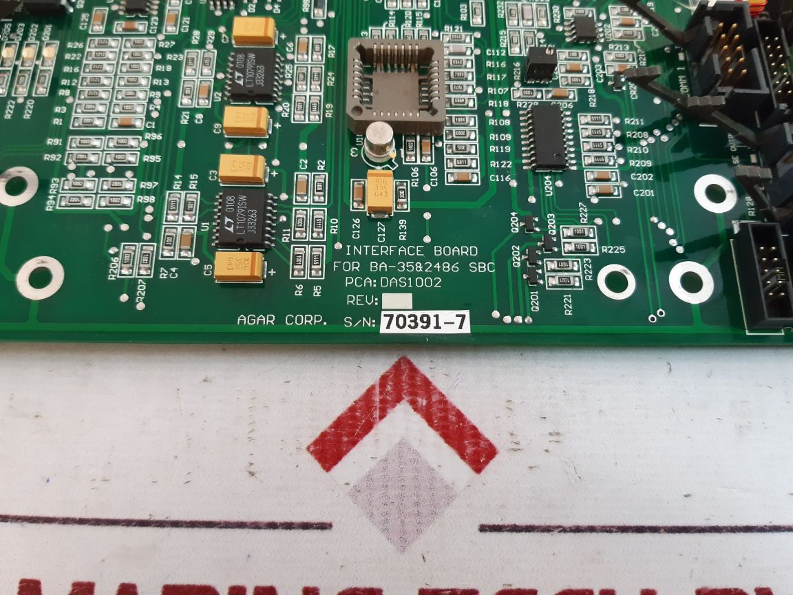 Agar Corp Das1002 Interface Board Av0624 659728