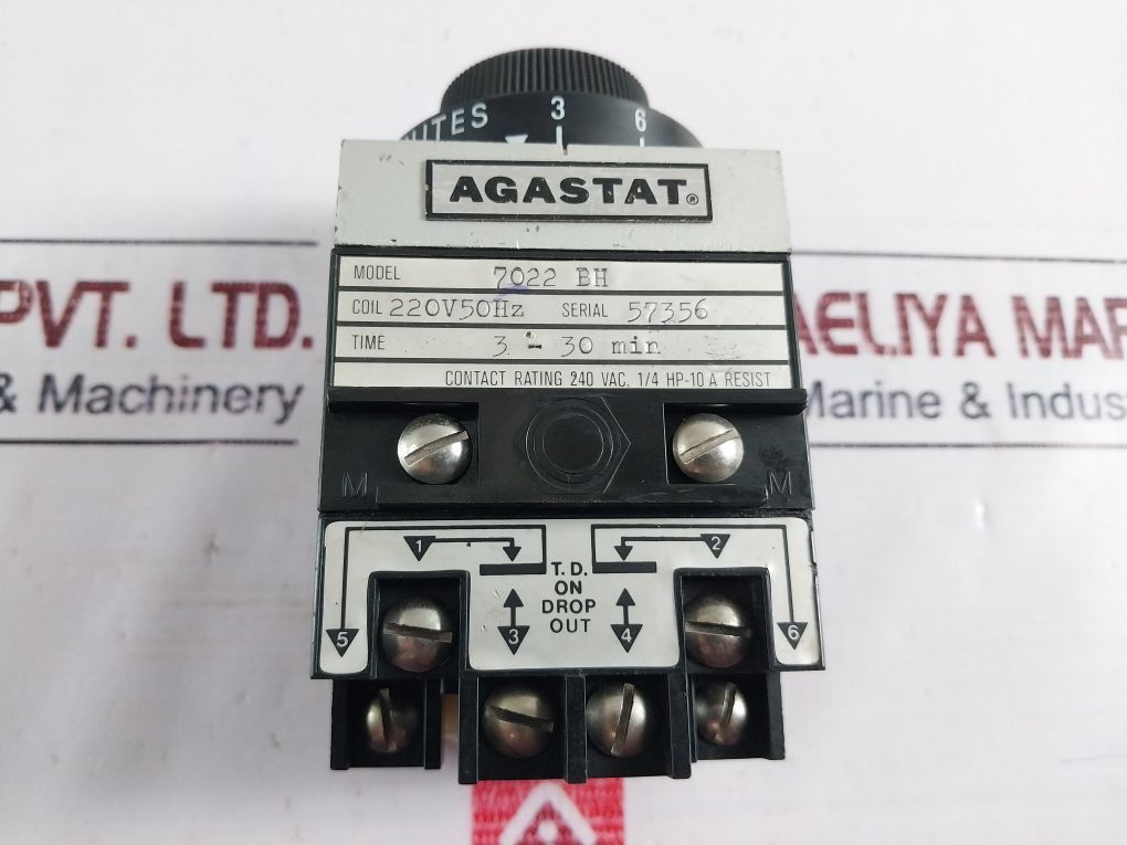 Agastat 7022 Bh Time Delay Relay 220V 50Hz