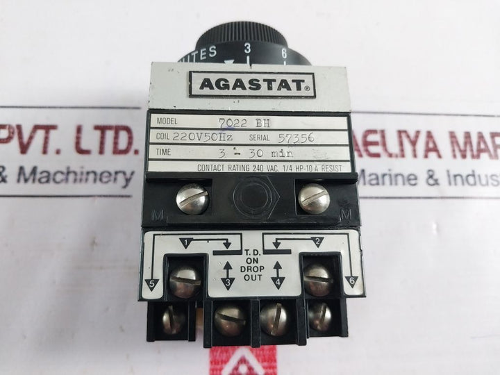 Agastat 7022 Bh Time Delay Relay 220V 50Hz