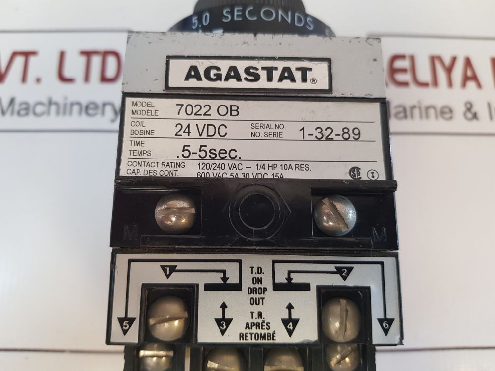 Agastat 7022Ob Timing Relay
