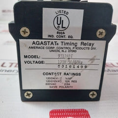 Agastat 9312Abt Timing Relay 120V