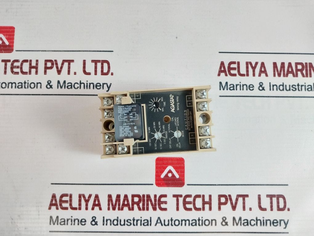 Agastat Tyco Ssfr90B Timing Relay 3Sec-10Hrs