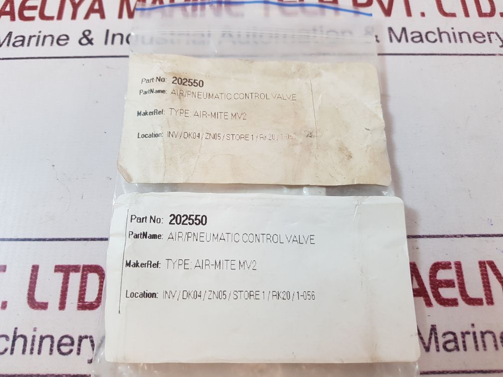 Air mite mv2 air/pneumatic control valve