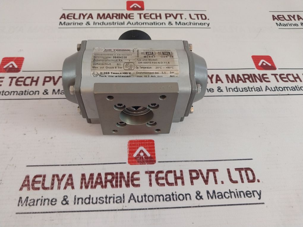 Air Torque Dr 00015 F04-n-d-11A Pneumatic Actuator 8 Bar