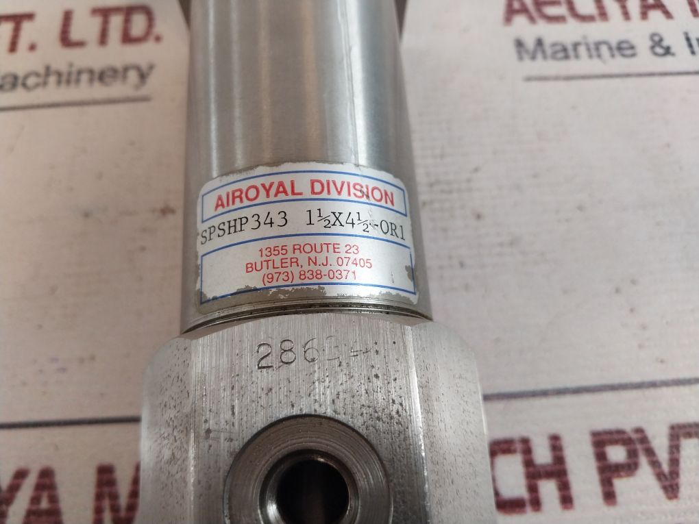 Airoyal Division Spshp343 Pneumatic Cylinder