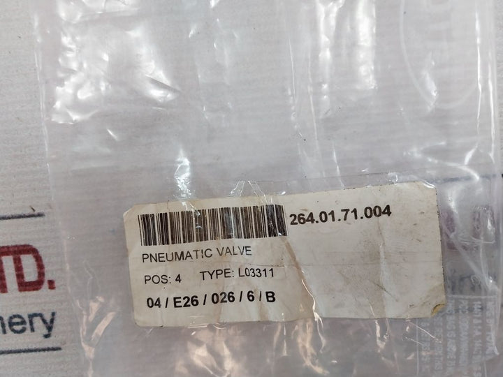 Airtec L 03 311 Pneumatic Valve