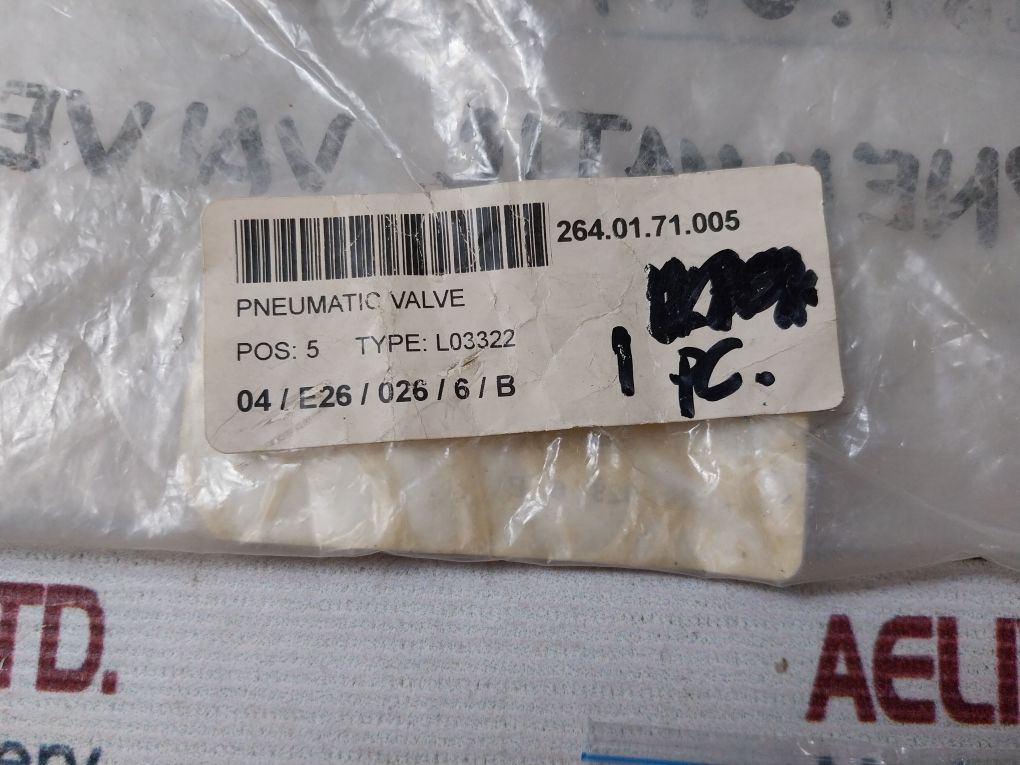 Airtec L 03 322 Pneumatic Valve