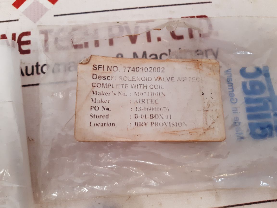 Airtec m-07-310-hn solenoid valve