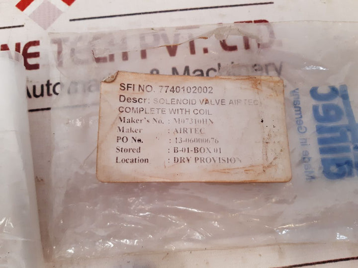 Airtec m-07-310-hn solenoid valve