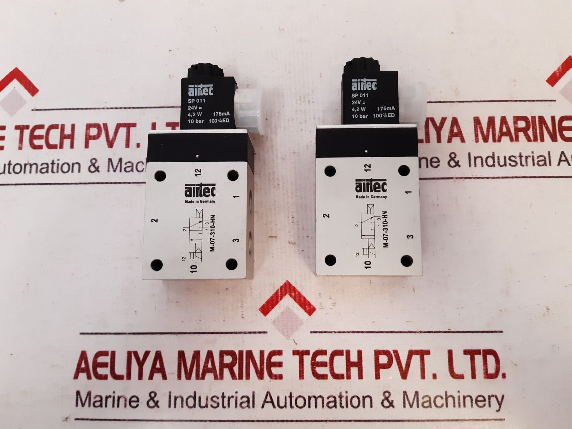 Airtec M-07-310-hn Solenoid Valve Airtec Complete With Coil
