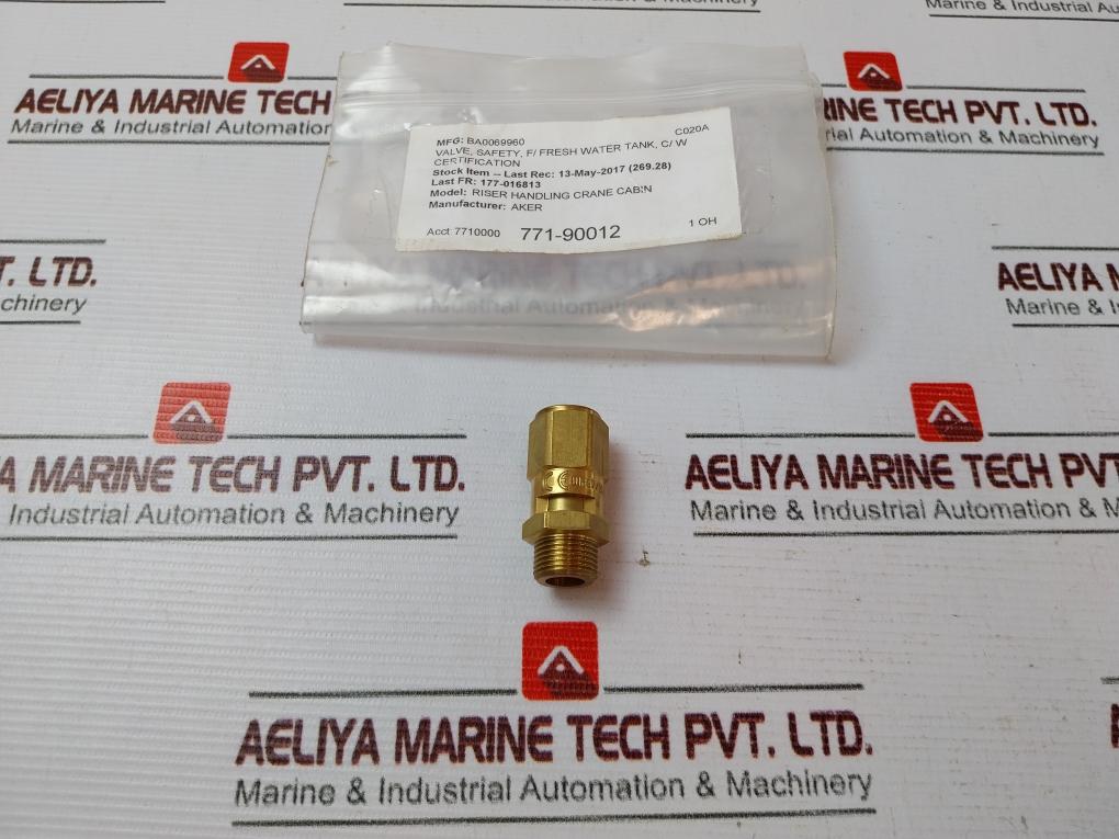 Airtek P.T. 10 Bar Safety Valve