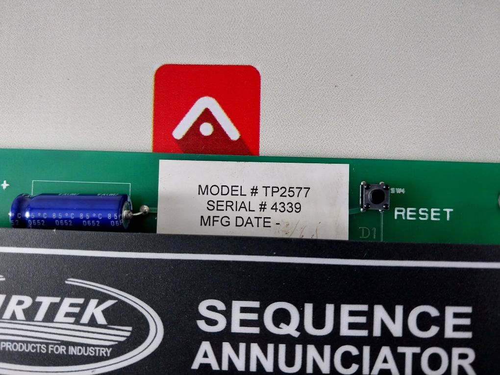 Airtek Tp2577 Sequence Annunciator Electronic Controller