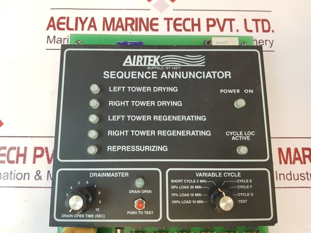 Airtek Tp2577 Sequence Annunciator Electronic Controller