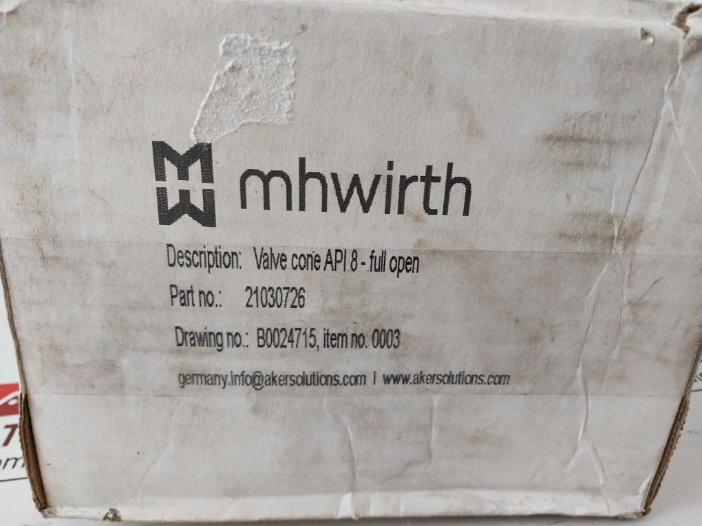 Aker 21030726 Valve Cone Api 8-full Open