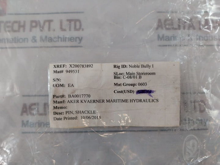 Aker Ba0017770 Shackle Pin 176687