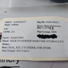 Aker Ba0033995 Cylinder Seal Kit For Hydr