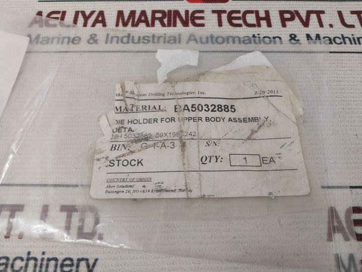 Aker Ba5032885 Holder Die Upper Body