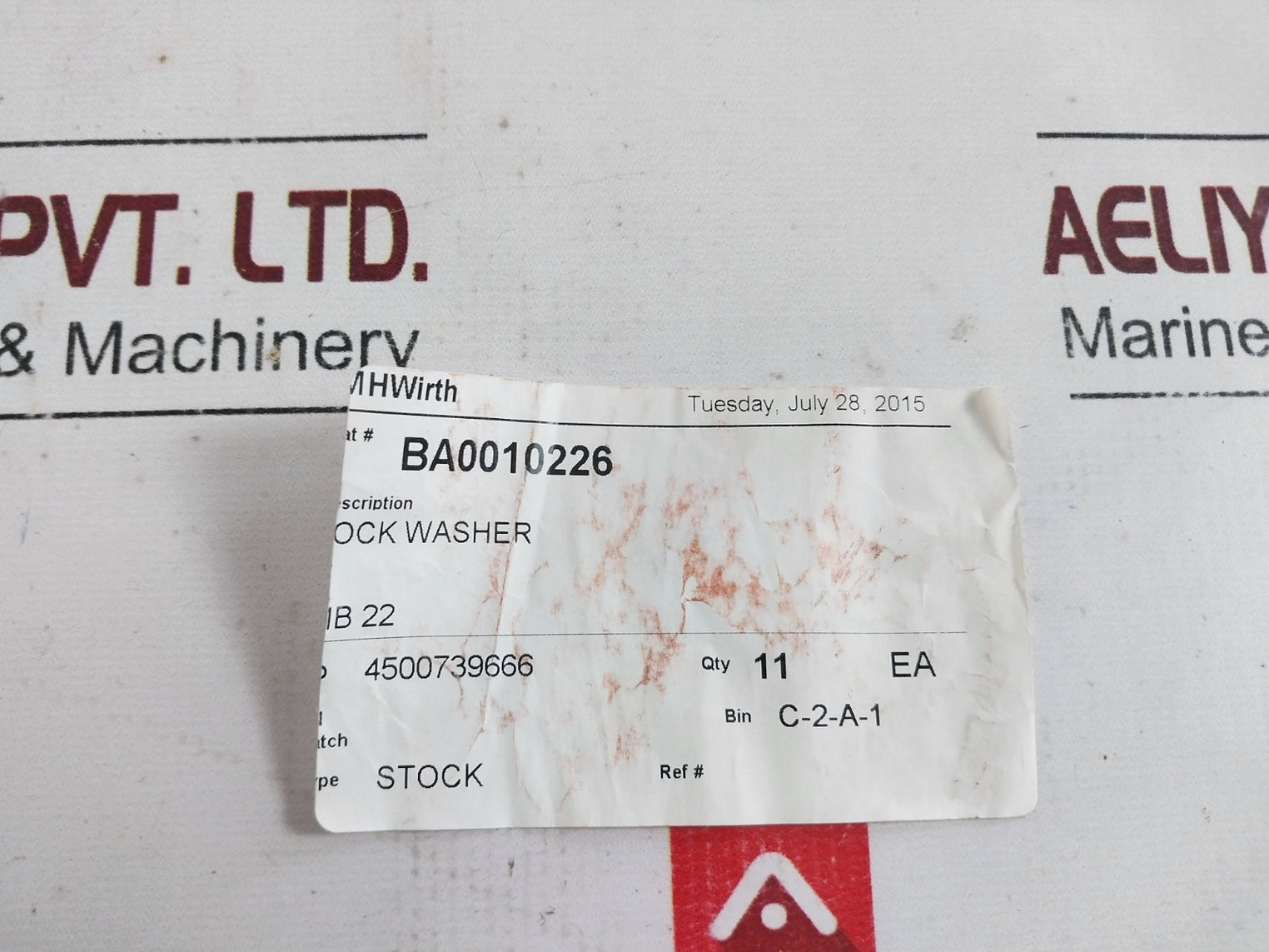 Aker Kvaerner Mb22 Metric Lock Washer Ba0010226