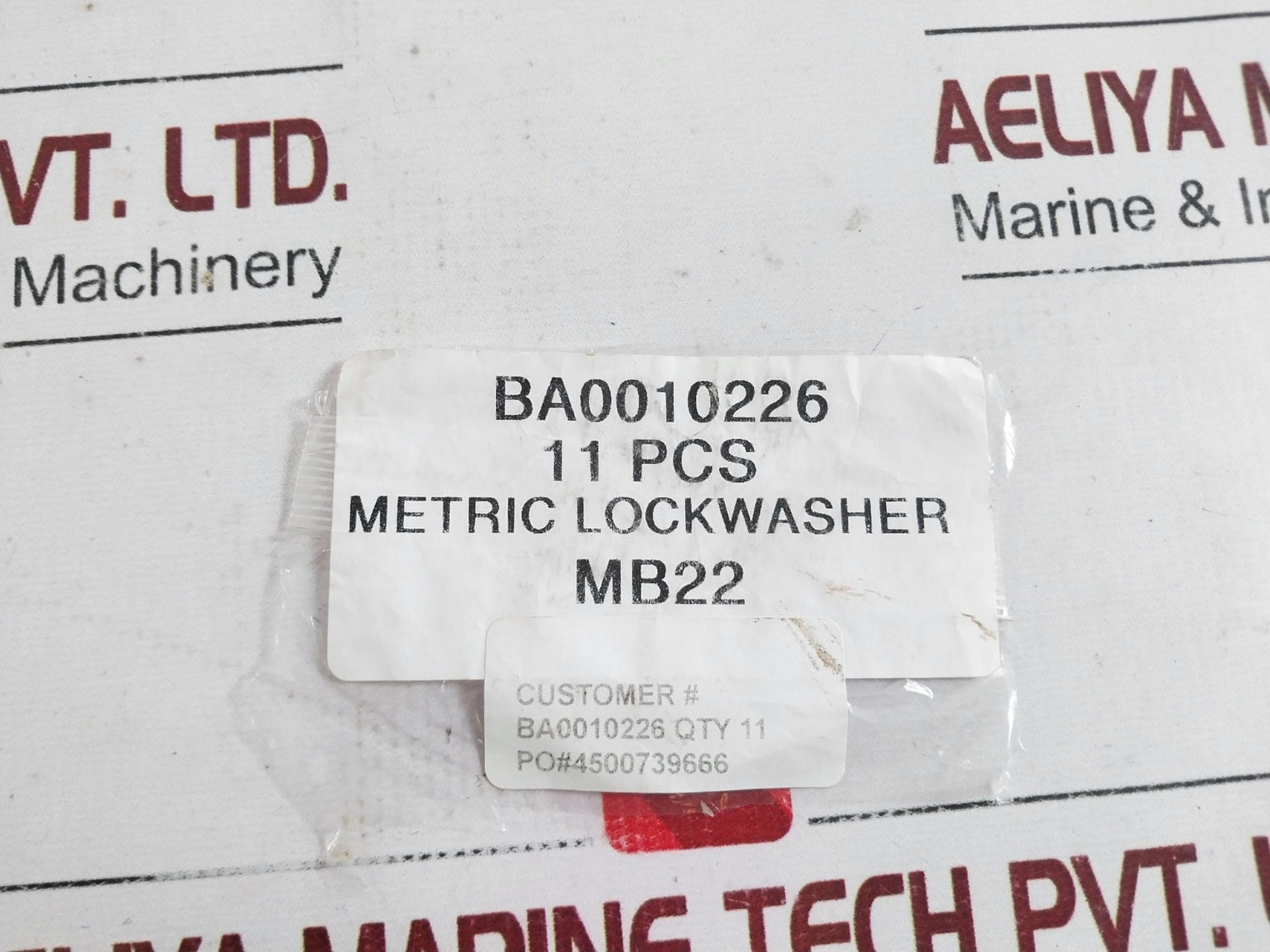 Aker Kvaerner Mb22 Metric Lock Washer Ba0010226