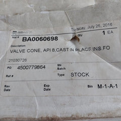 Aker Wirth 21030726 Insert Valve For Mud Pump