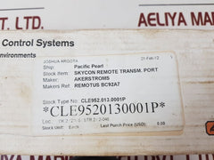 Akerstroms Tx 50 Radio Remote Control Systems