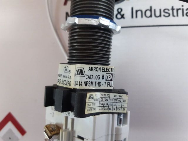 Akron Xpibs-120Ga Illuminated Pushbutton