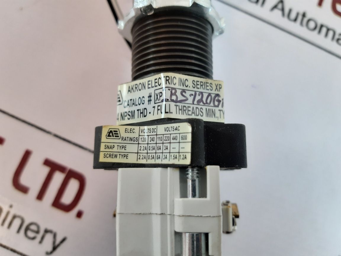 Akron Xpibs-120Ga Illuminated Pushbutton