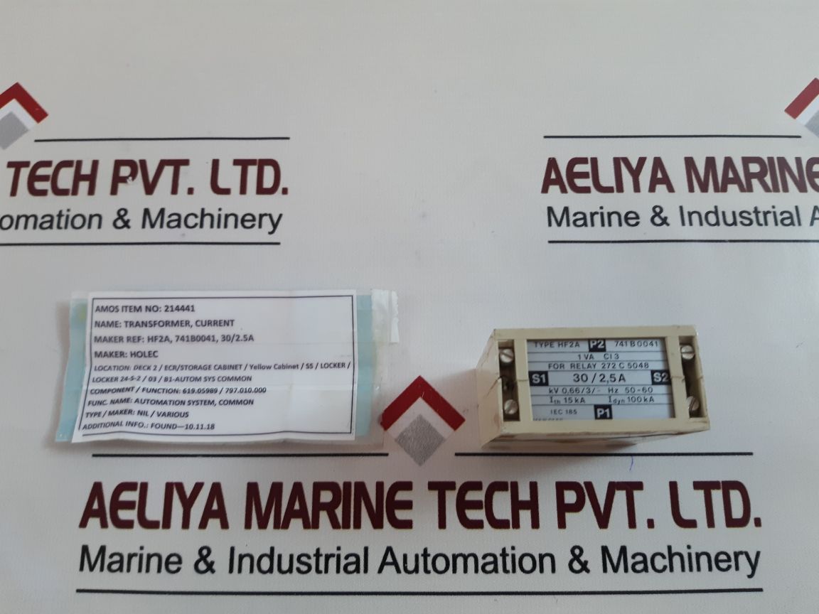 Aktieselskabet Lk-nes Hf2A Current Transformer
