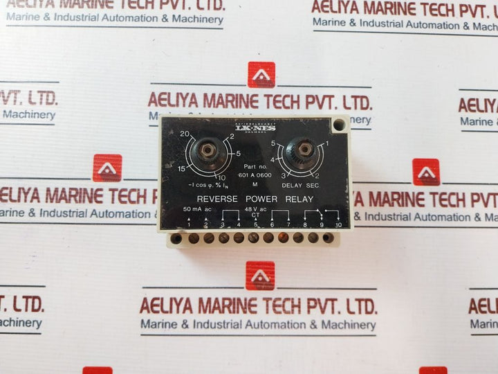 AktieselskabetLk-nes 601 A 0600 Reverse Power Relay 48V Ac
