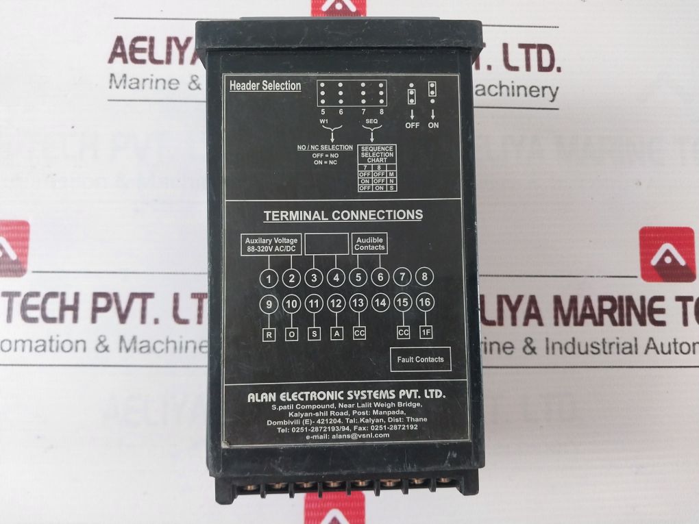 Alan Alarm Annunciator Mp.03/01 88-320Vac/Dc