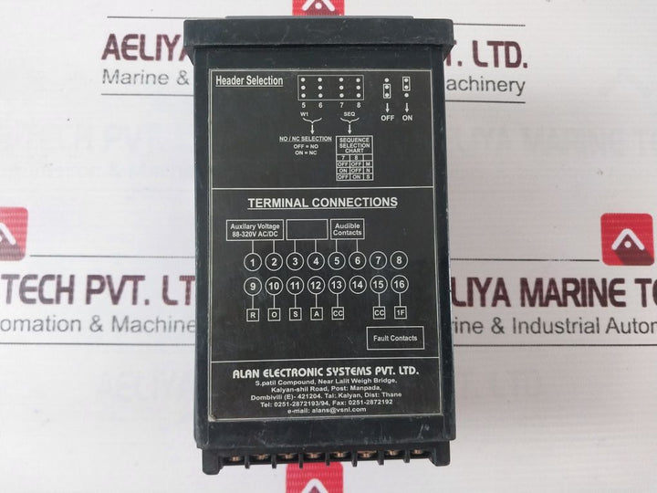 Alan Alarm Annunciator Mp.03/01 88-320Vac/Dc