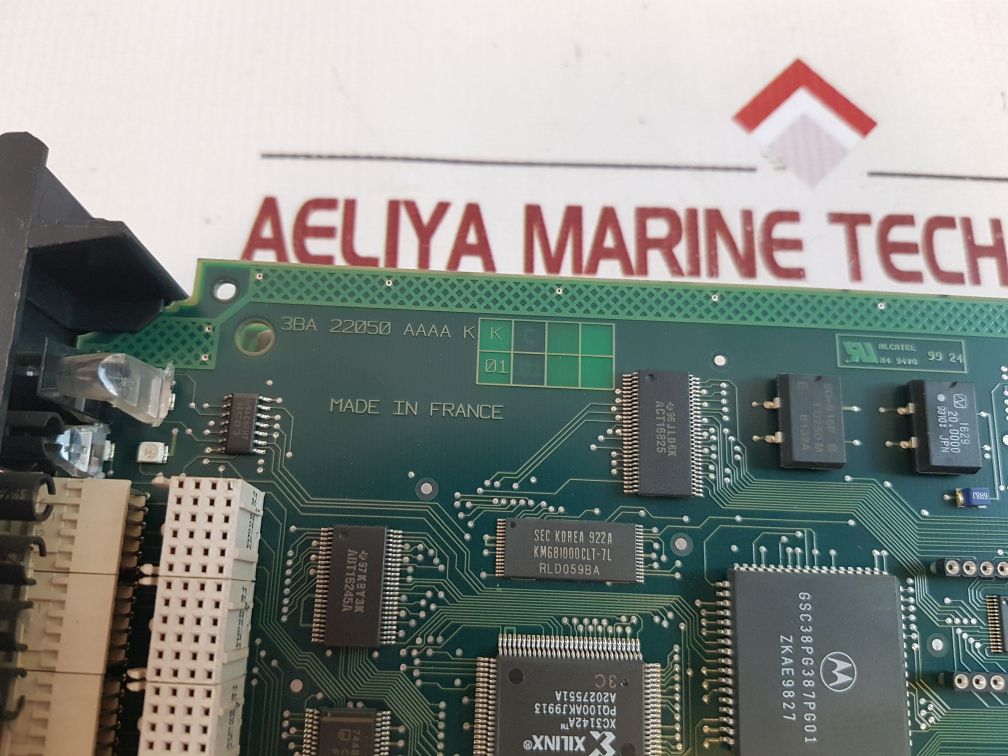 Alcatel cpu 5 3ba23071 pcb card with io2 3ba 23050 set