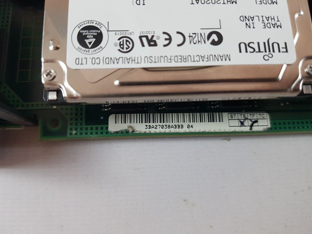 Alcatel Cpu5 3Ba23071 With Fujitsu Siemens Mhf2021At Hard Disk