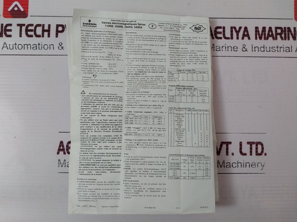 Alco Controls 200Rb3T3 Series Solenoid Valve