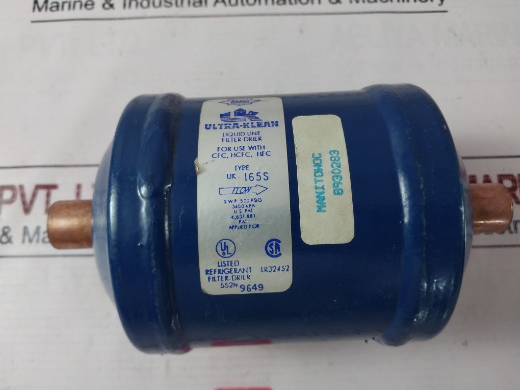 Alco Control Uk-165S Liquid Line Filter Drier 500 Psig