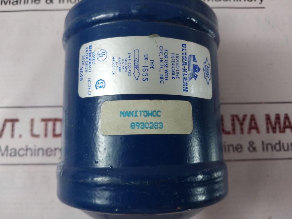 Alco Control Uk-165S Liquid Line Filter Drier 500 Psig